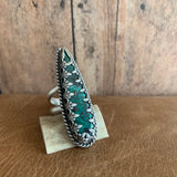 Lovely Chryscolla Sterling Silver Ring