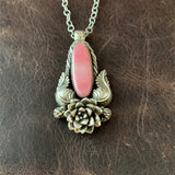 Lovely Oval Pink Necklace