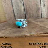 Size 8 Sterling Silver Wide Band Ring