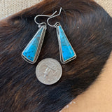 Kingman Turquoise Sterling Silver earrings
