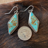 #8 Turquoise Sterling Silver earrings