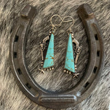 Cowboy inspired hooked earrings