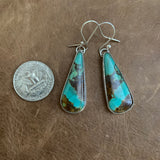 Royston Turquoise Sterling Silver hooked earring