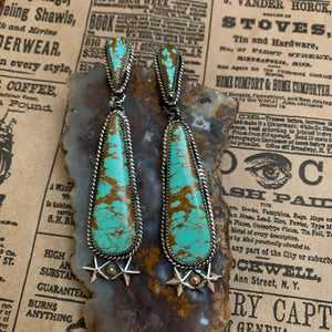 Royston Turquoise Sterling Silver post earring