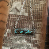 # 8 Turquoise Bar necklace