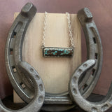 # 8 Turquoise Bar necklace