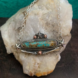 Star of the show # 8 Turquoise Bar necklace