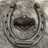 Iron Buffalo bar pendant