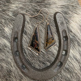 Iron Buffalo hooked earrings