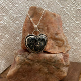 Iron Buffalo Heart Necklace
