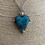 Turquoise heart Sterling Silver Necklace