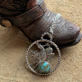 Bull Rider Rodeo necklace