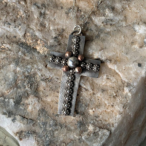 Sterling Silver cross necklace.