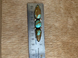 3 Stone Turquoise ring Size 8