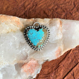 Turquoise heart pendant