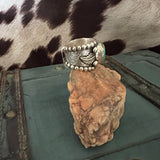 Size 9.5 Sterling Silver Wide Band Ring