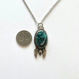 longhorn Steer turquoise necklace