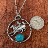 Bull rider Rodeo necklace