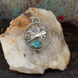 Bull rider Rodeo necklace