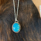 Turquoise Sterling Silver Necklace