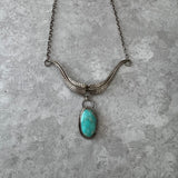 Vanessa Rose necklace with a Turquoise pendant