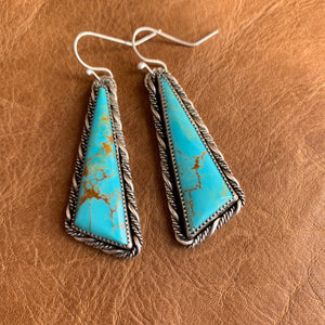 Baja Turquoise Sterling Silver earrings