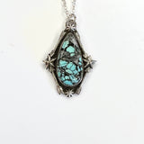 Turquoise, arrows and stars necklace